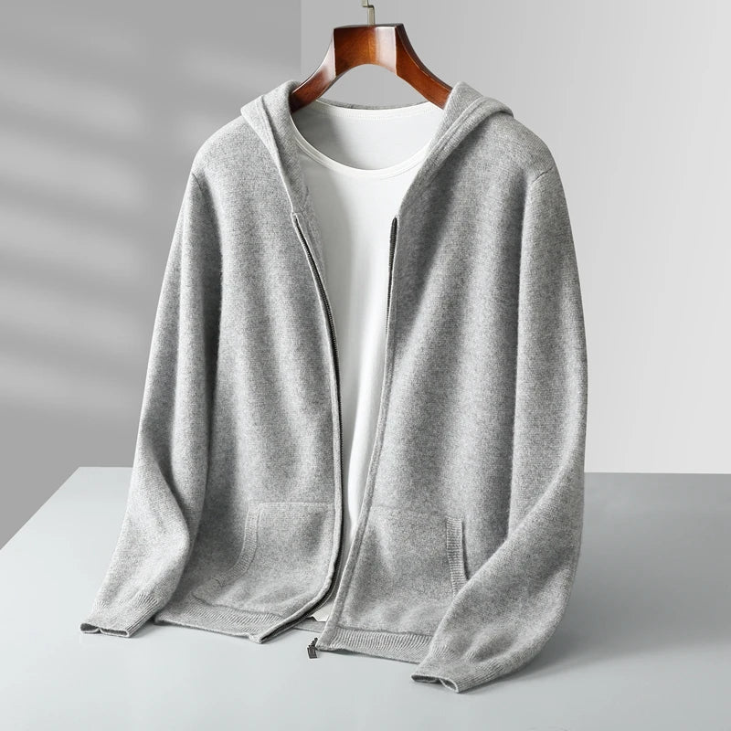 Caruso™ Cashmere Zip Hoodie