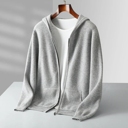 Caruso™ Cashmere Zip Hoodie