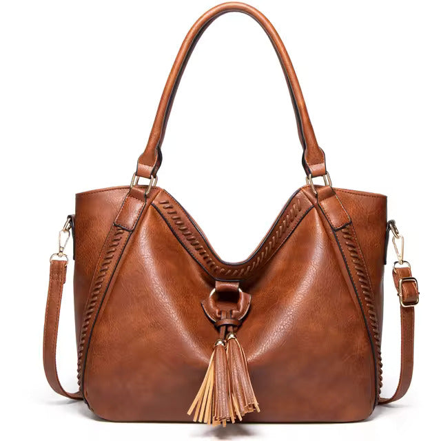 Nellie™’s Elegant Sophistication | Leather Shoulder Bag