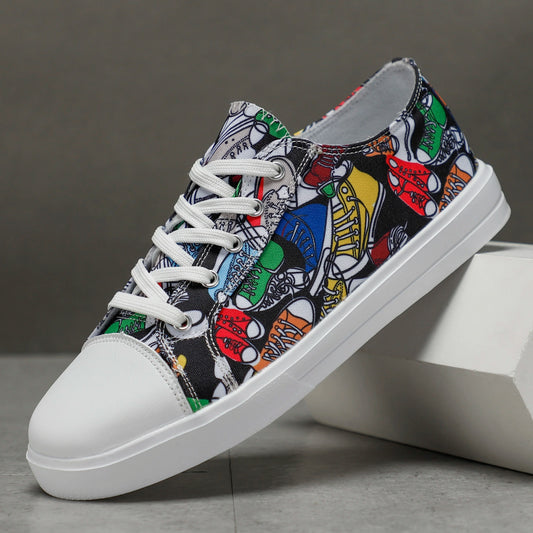 Doodle Mesh Sneakers