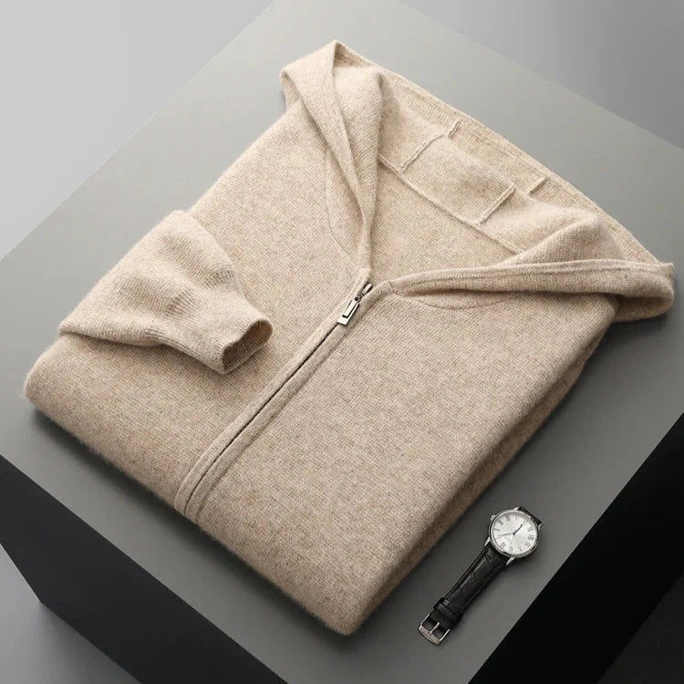 Caruso™ Cashmere Zip Hoodie