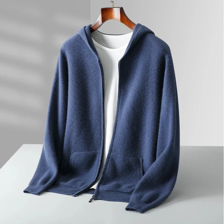 Caruso™ Cashmere Zip Hoodie