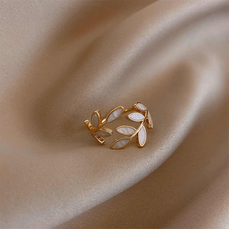 Pure - Adjustable Opal Blade Ring