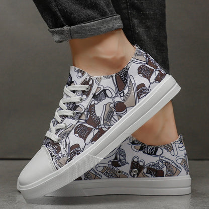 Doodle Mesh Sneakers