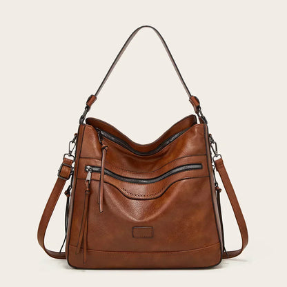 Muriel™’s Vintage Charm | Leather Shoulder Bag