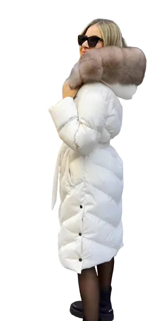 MADRI™ - ELEGANT BOMULDSFRACKE MED PELSKRAVE