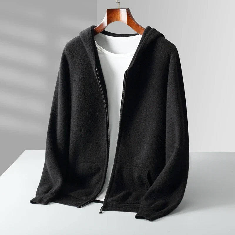 Caruso™ Cashmere Zip Hoodie