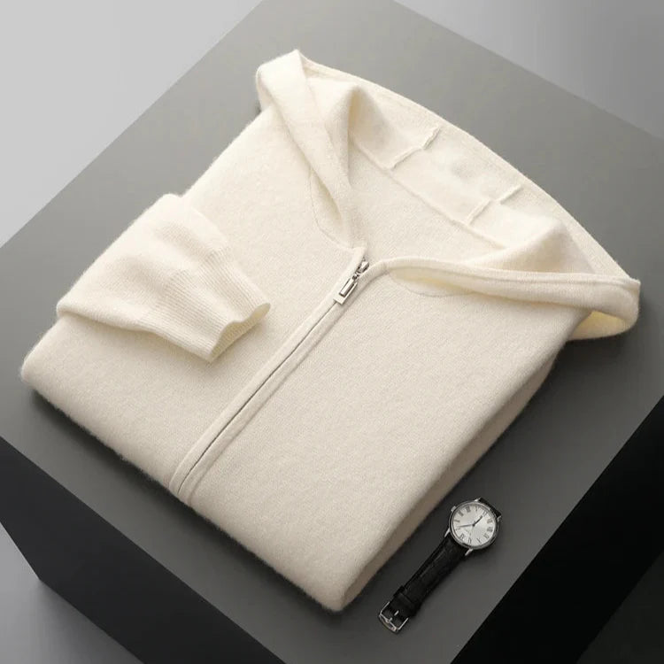 Caruso™ Cashmere Zip Hoodie