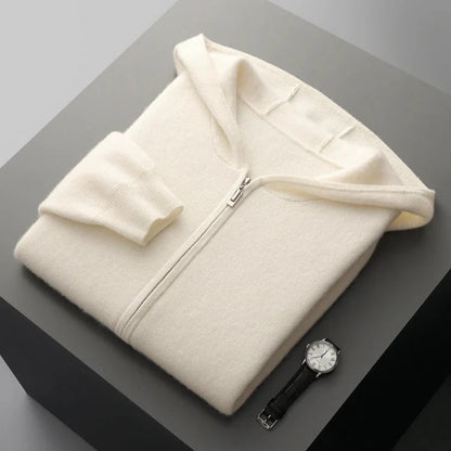 Caruso™ Cashmere Zip Hoodie