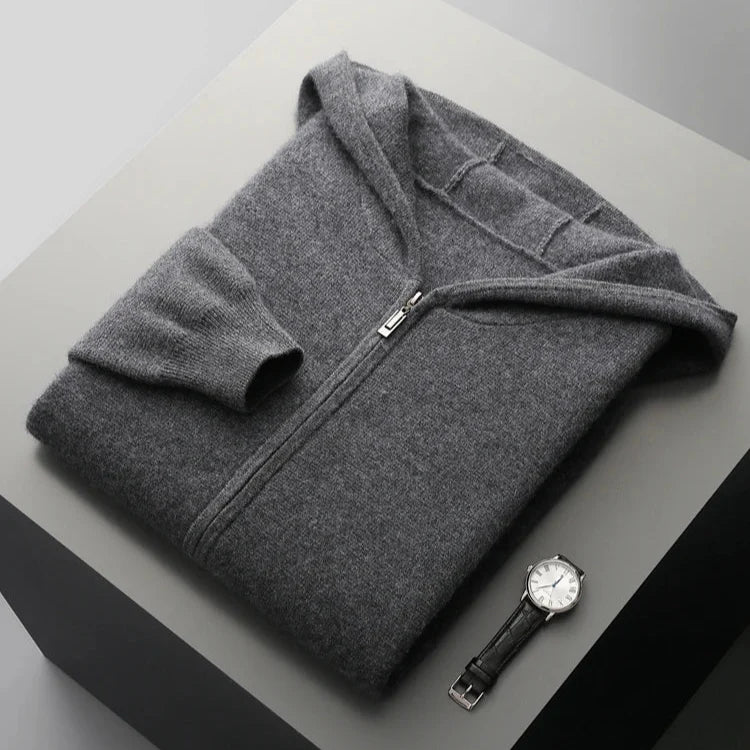 Caruso™ Cashmere Zip Hoodie