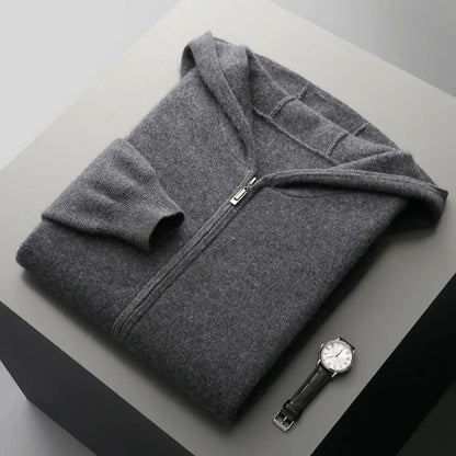 Caruso™ Cashmere Zip Hoodie