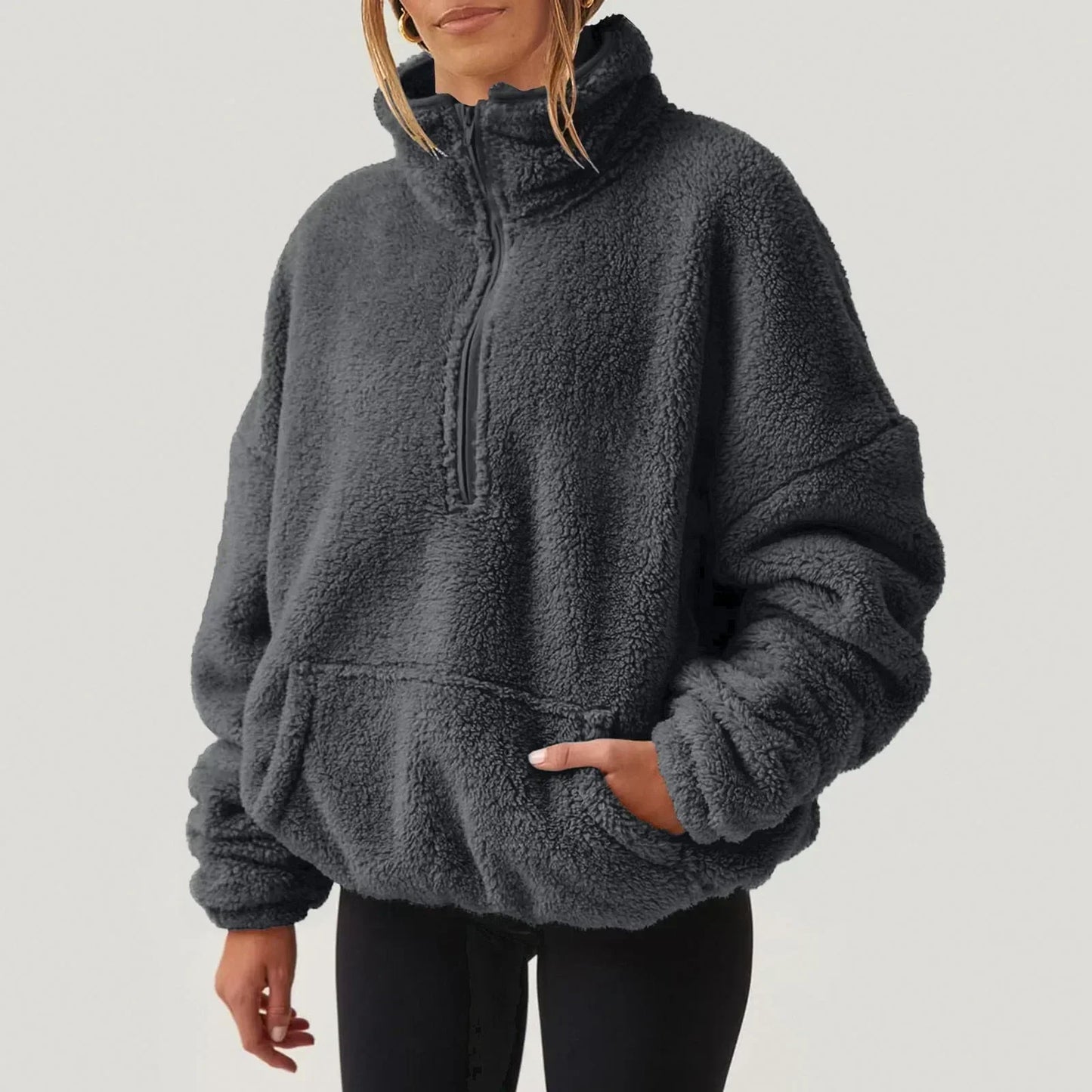 Butter Soft Teddy Cropped Sweater
