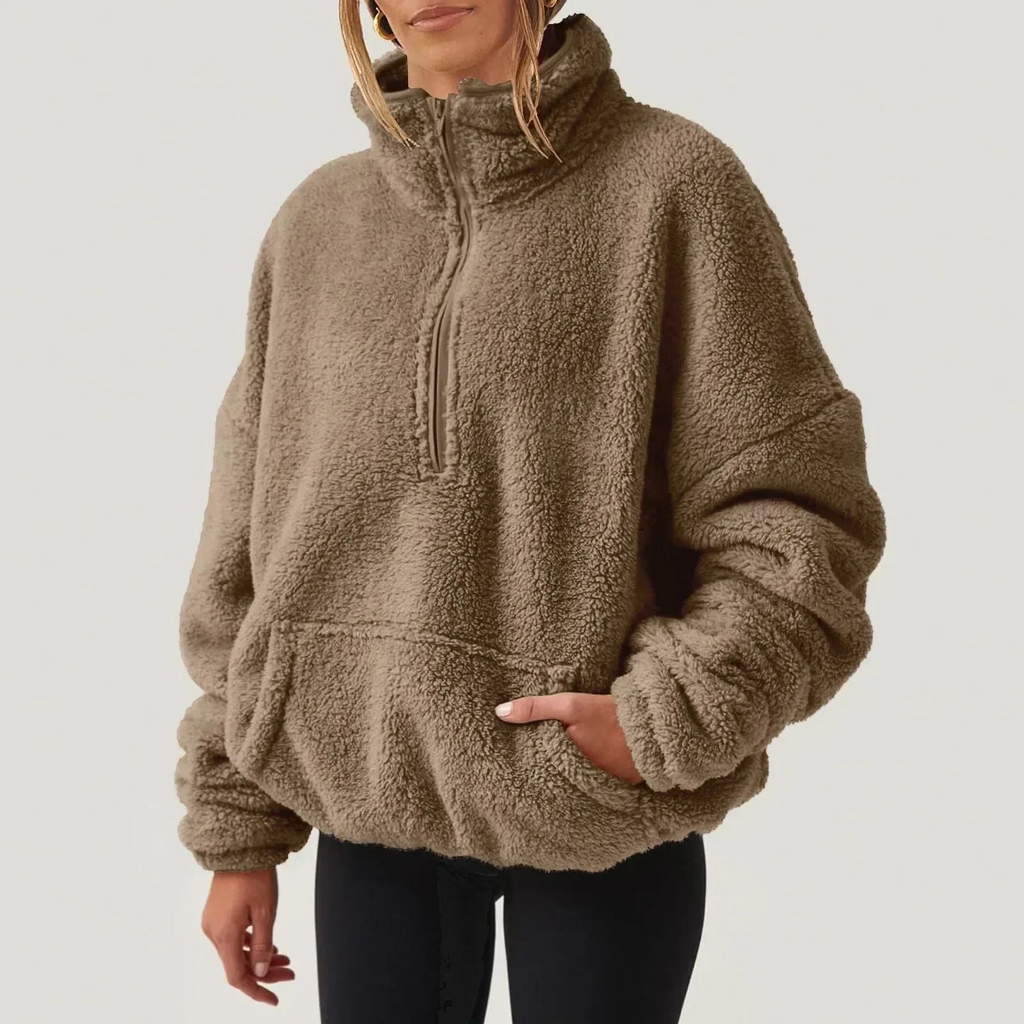 Butter Soft Teddy Cropped Sweater
