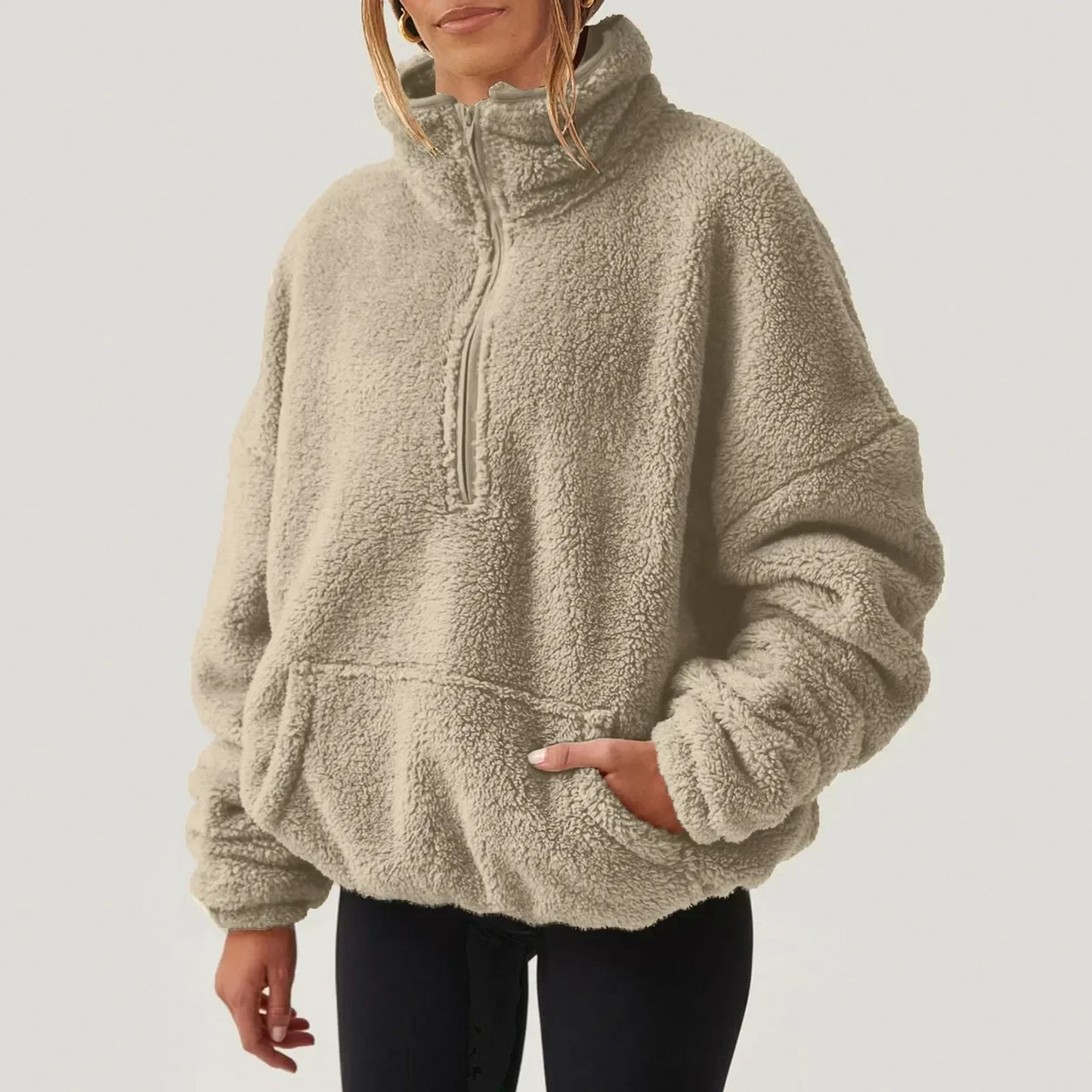 Butter Soft Teddy Cropped Sweater