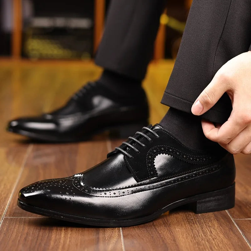 Belgrave Hand-Burnished Oxford Brogues