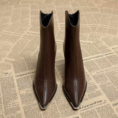 Lexi™ | Comfortable Leather Ankle Boots for Women