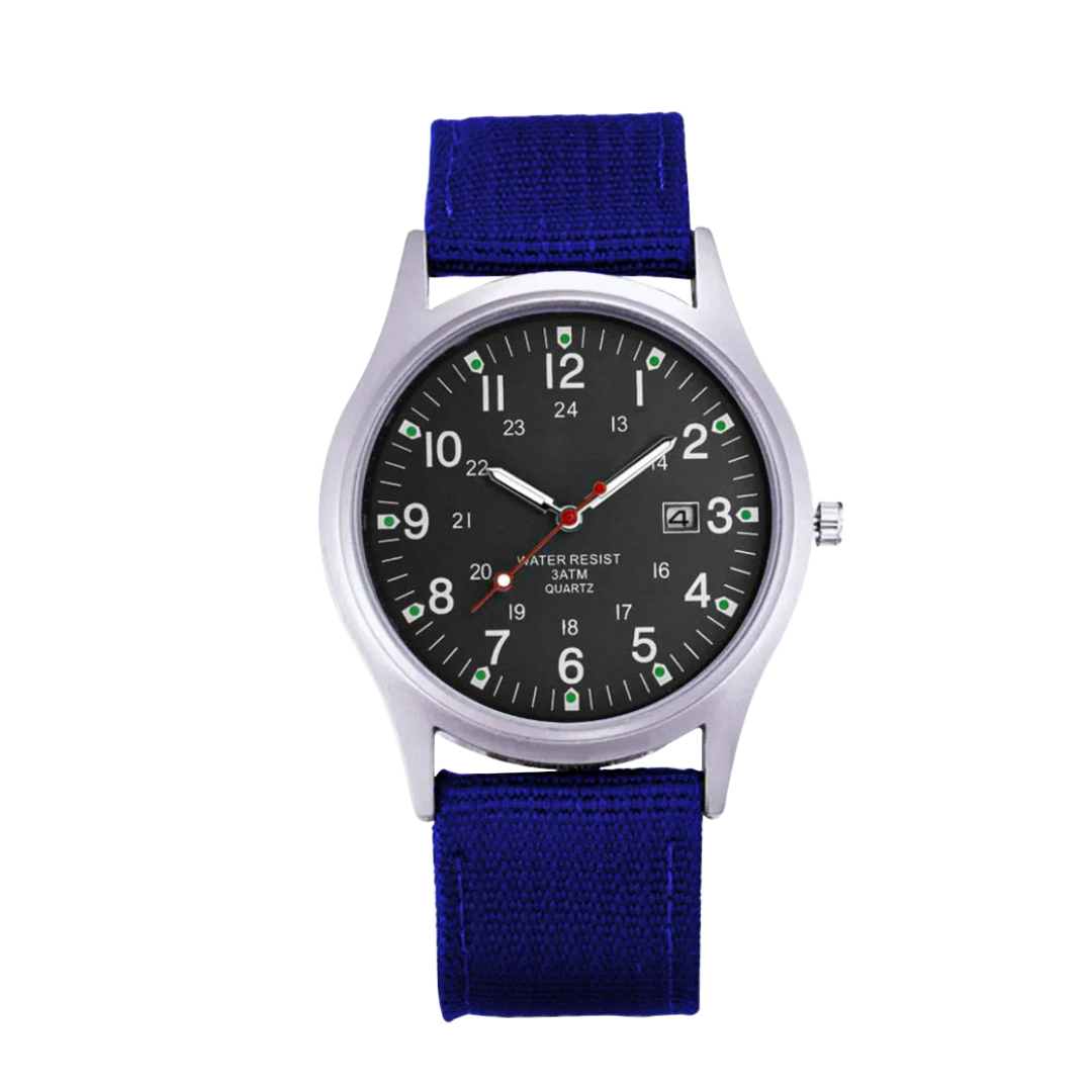 Mateo™ | Rugged Field Watch with Durable Canvas Strap | 40mm