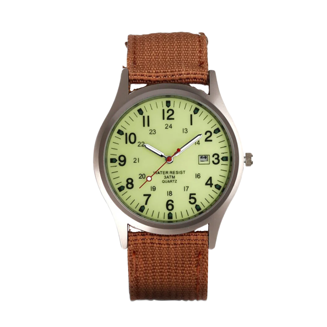 Mateo™ | Rugged Field Watch with Durable Canvas Strap | 40mm