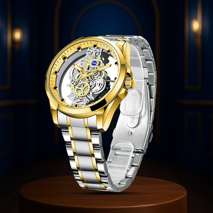 Rio™ | Hollow Double-sided Dial Skeleton Quartz Watch | 42mm