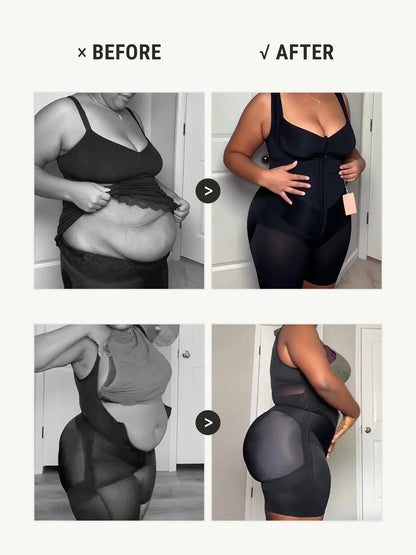Feelingirl U-Shaped Faja Tummy Control Butt Lift Bodysuit
