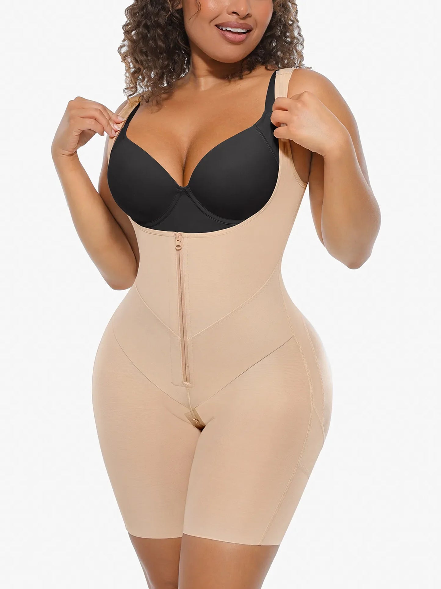 Feelingirl U-Shaped Faja Tummy Control Butt Lift Bodysuit