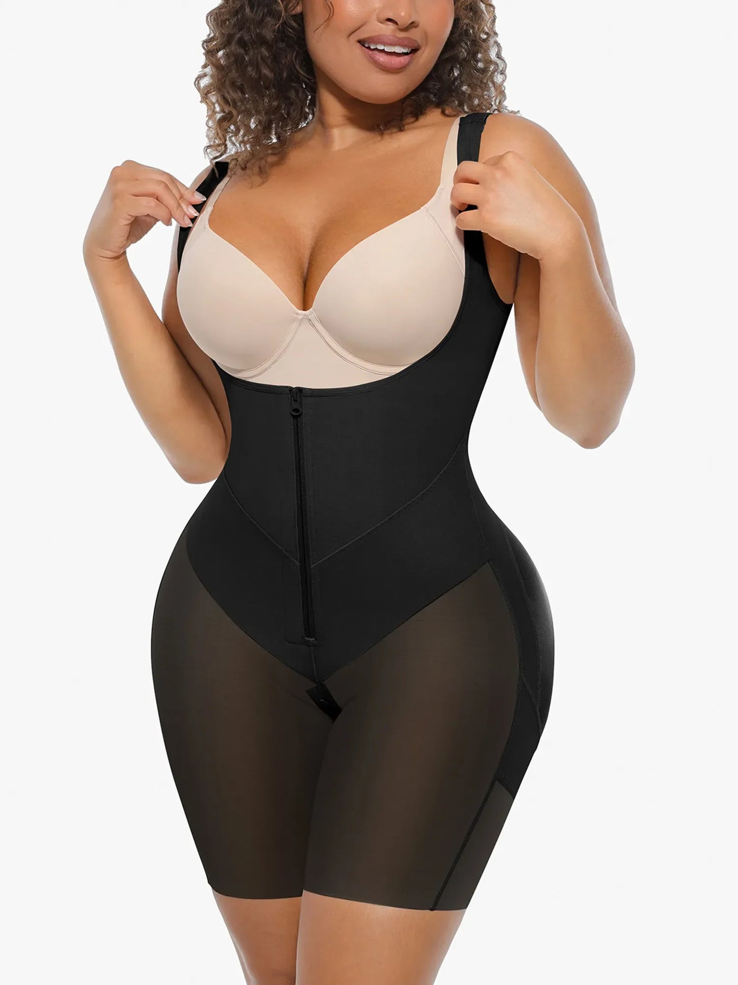 Feelingirl U-Shaped Faja Tummy Control Butt Lift Bodysuit