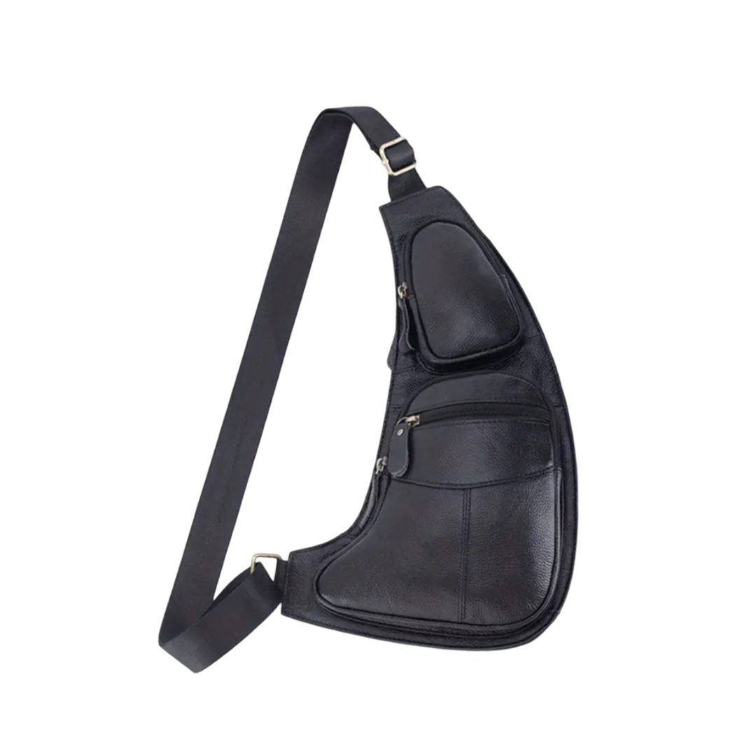Beckett | Vintage Leather Chest Sling Bag