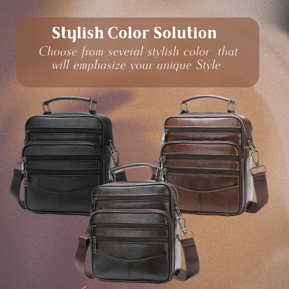 Logan | Leather Retro Crossbody Bag for Men