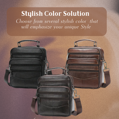 Logan | Leather Retro Crossbody Bag for Men