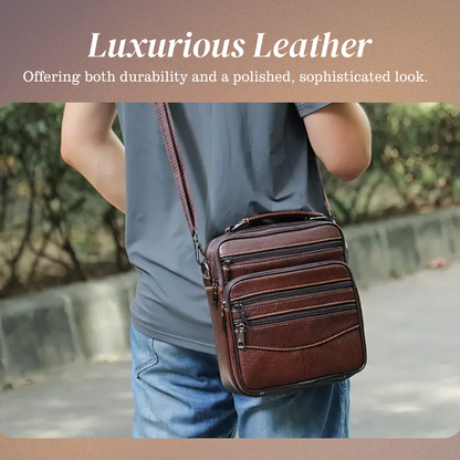 Logan | Leather Retro Crossbody Bag for Men