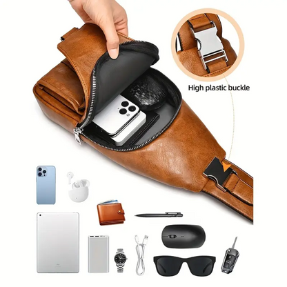 Silas | Vintage Crossbody Bag for Men