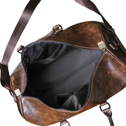 Lennox | Leather Weekender Travel Bag