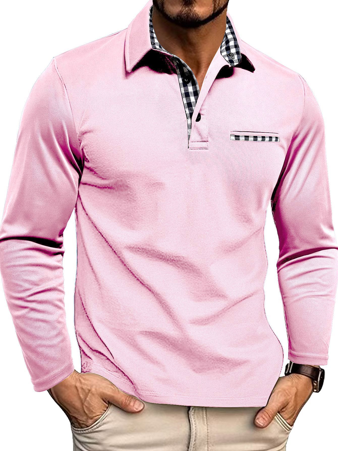 H&L Long Sleeve Polo Shirt