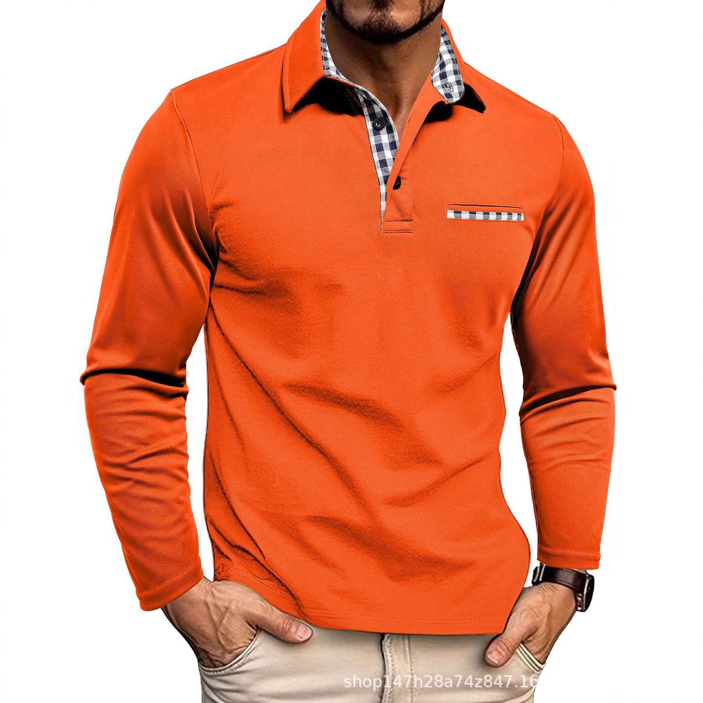 H&L Long Sleeve Polo Shirt
