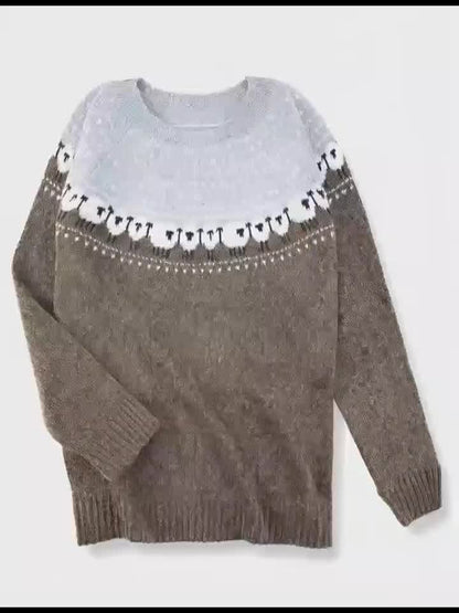 Nordic™ | Elegant Vintage Crew-Neck Jumper