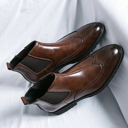 Alden™ Genuine Leather Chelsea Boots