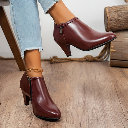 Florianne™ | Chic Comfort Heeled Ankle Boots