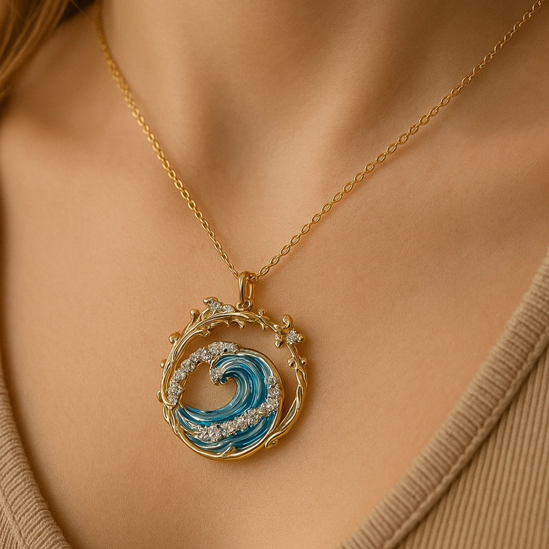 Hanging Necklace Ocean's Oath