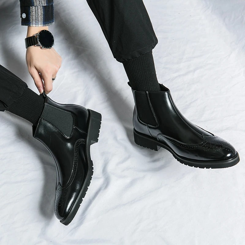 Alden™ Genuine Leather Chelsea Boots