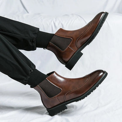 Alden™ Genuine Leather Chelsea Boots