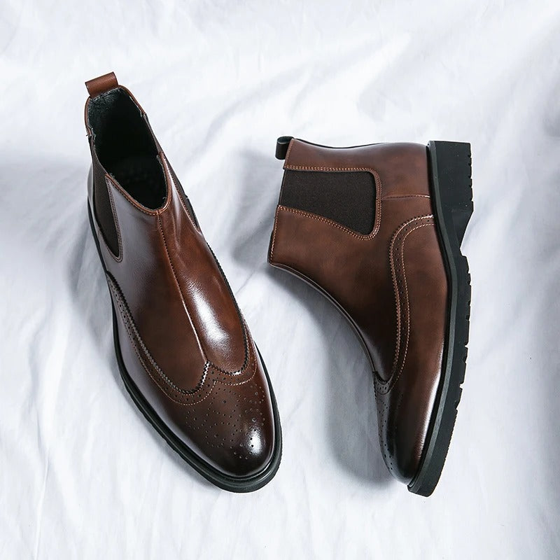 Alden™ Genuine Leather Chelsea Boots