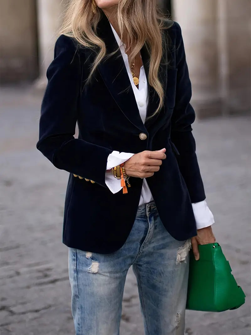 JULISSA™ | ELEGANT VELVET BLAZER