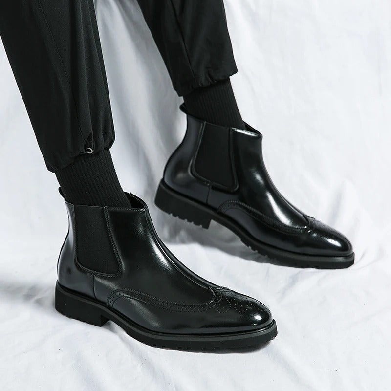 Alden™ Genuine Leather Chelsea Boots