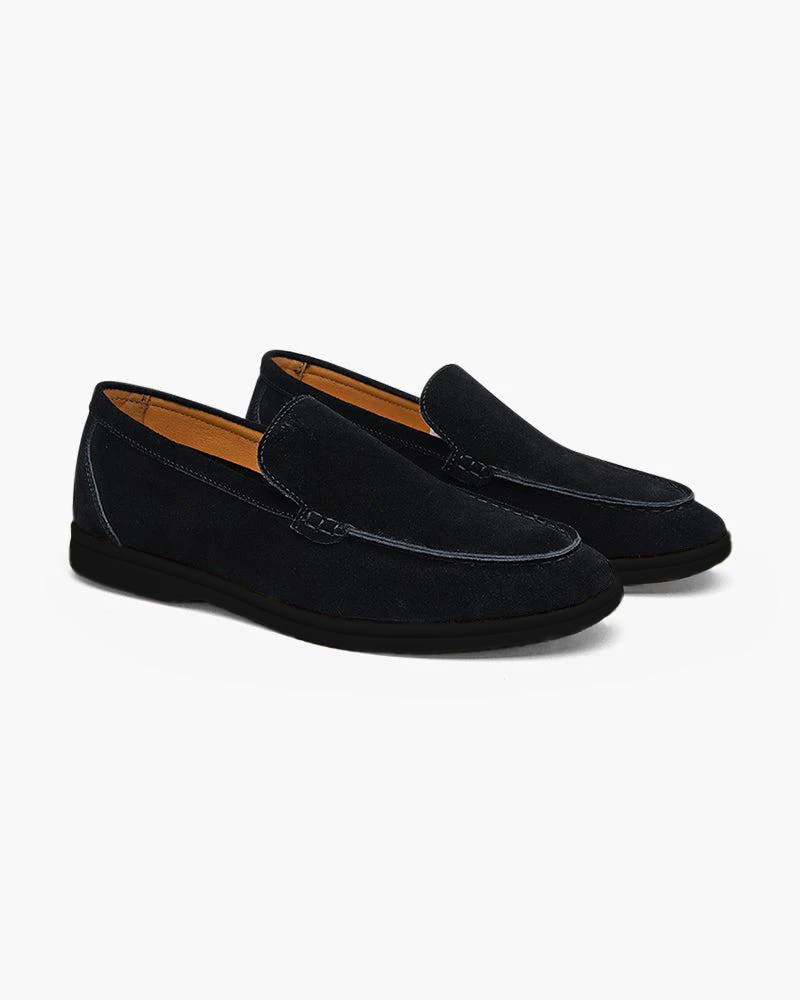 Premium Suede Loafers - Sorte Sål