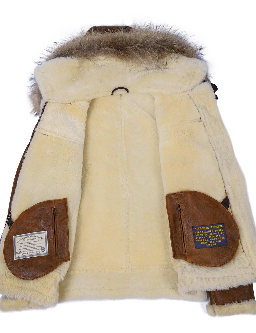 Aron™ | Bomber Jacket with Fur Hood