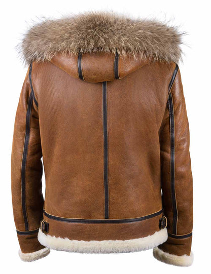Aron™ | Bomber Jacket with Fur Hood