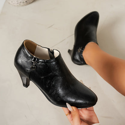 Florianne™ | Chic Comfort Heeled Ankle Boots