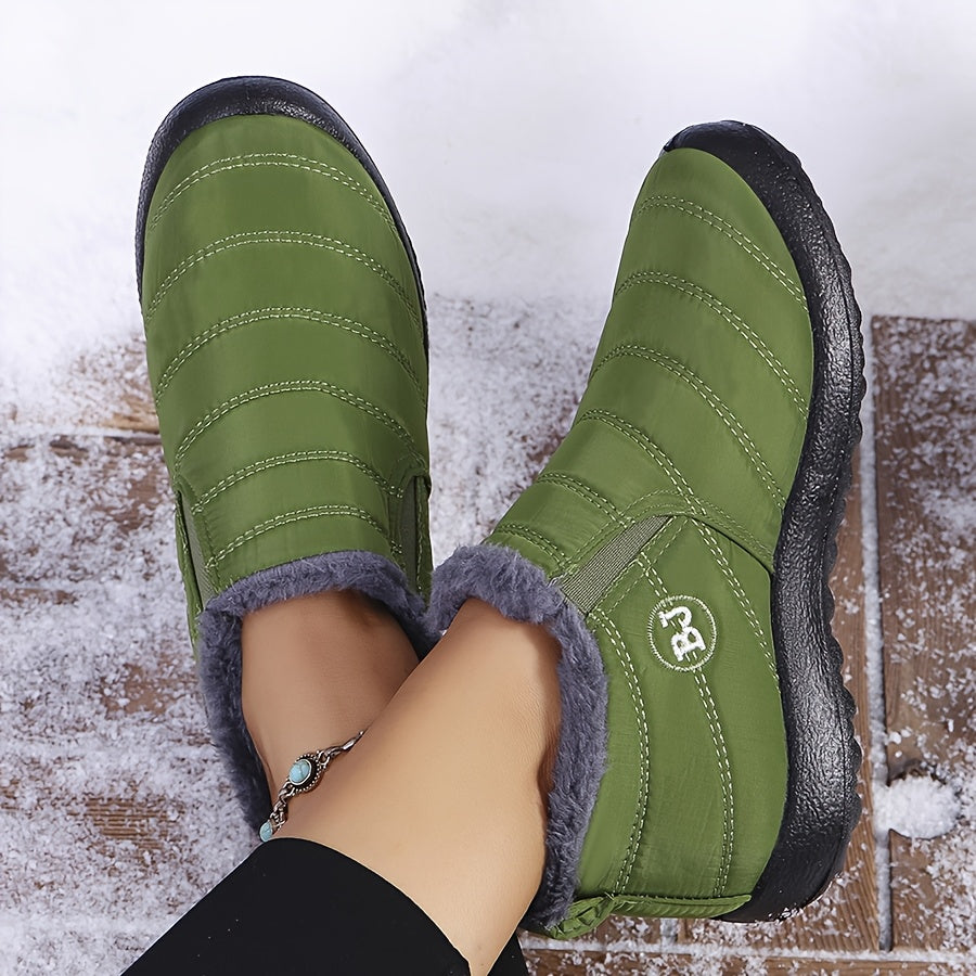 Victoria™ | Varme Slip-On Vinterstøvler