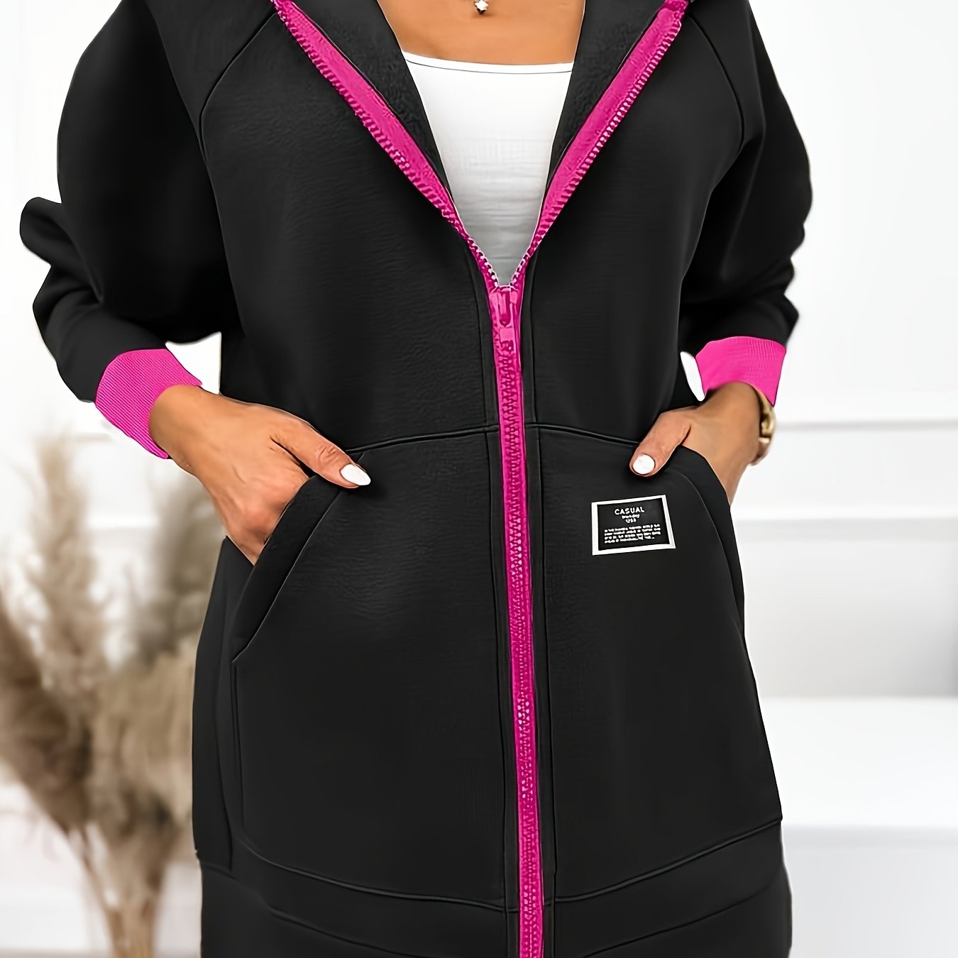 Victoria™ | Elegant Longline Hoodie