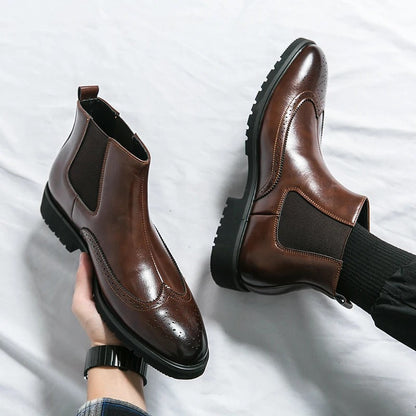 Alden™ Genuine Leather Chelsea Boots